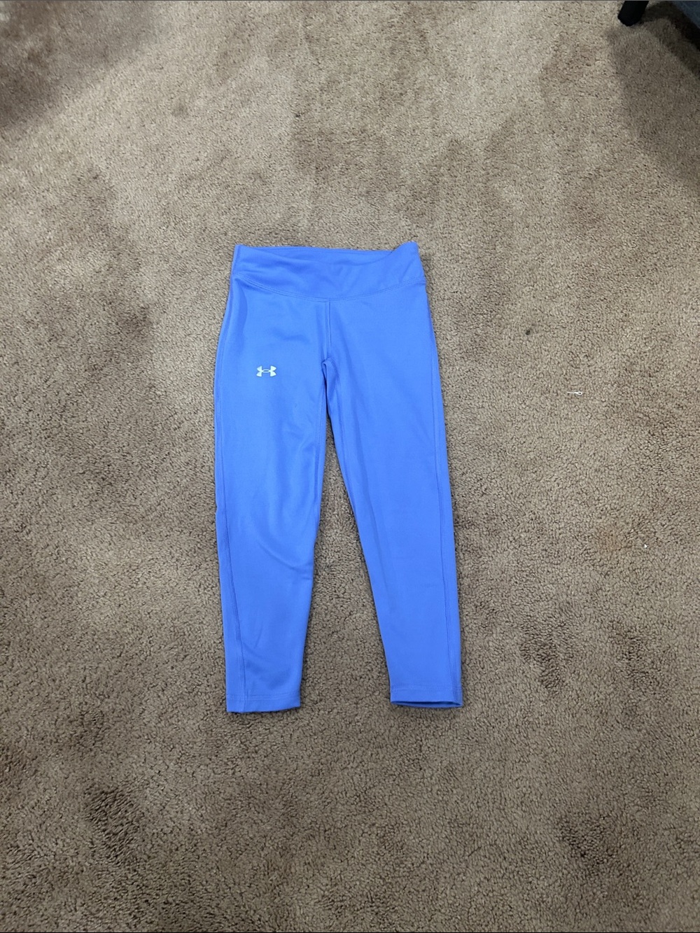 Under Armour Girls Royal Blue Performance Leggings